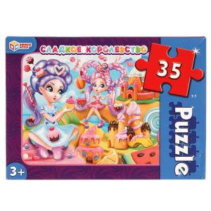 Сладкое королевство. Макси-пазлы в коробке. Пазл 35 деталей. 311918
