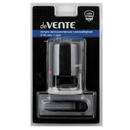 Печать автоматическая самонаборная  deVente 1 круг 40 мм, 4110304