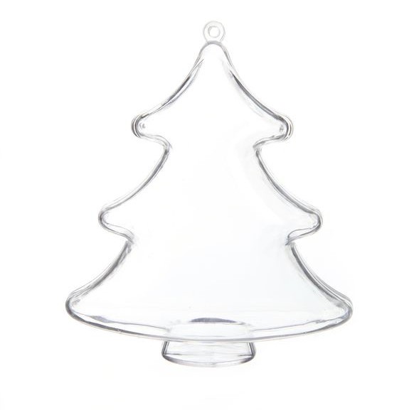 Ёлочка пластиковая , для подарков, 11 см, (1 шт)