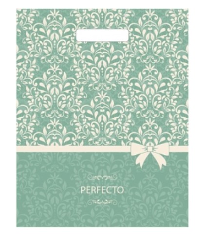 Пакет ПЭ с вырубной ручкой 37х30+3см (х25) (Перфекто Нежность) Тико, ВУР57168