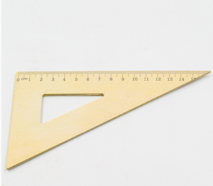 Треугольник деревянный, 30град;16см, 1630