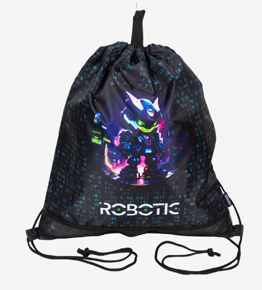 Сумка для сменной обуви 'deVENTE. Robotic' 40x47 см, водоотталкивающая ткань, 7040543