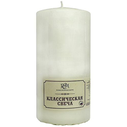 Свеча классическая РСМ , 120х60 мм , белая, 6112601
