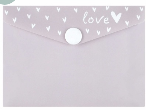 Папка для карт и визиток пластиковая, 180 мкм, бежевый, 72231