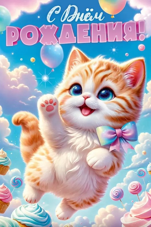 Открытка А5, С Днём Рождения, 90000614