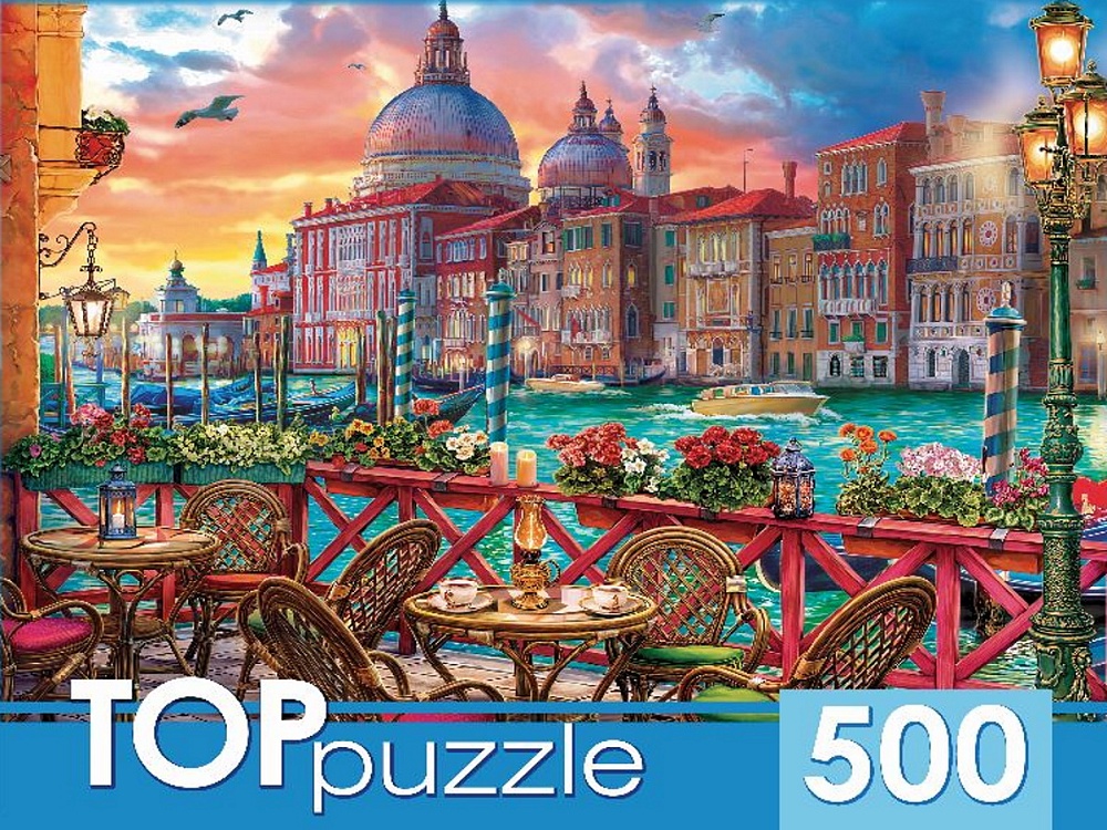 Пазлы 500 эл, Вид на Санта Мария делла Салюте TOPpuzzle, Ф500-7727