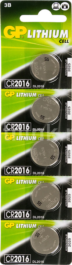 Батарейка GP LITHIUM 3v 2032;2016;2025