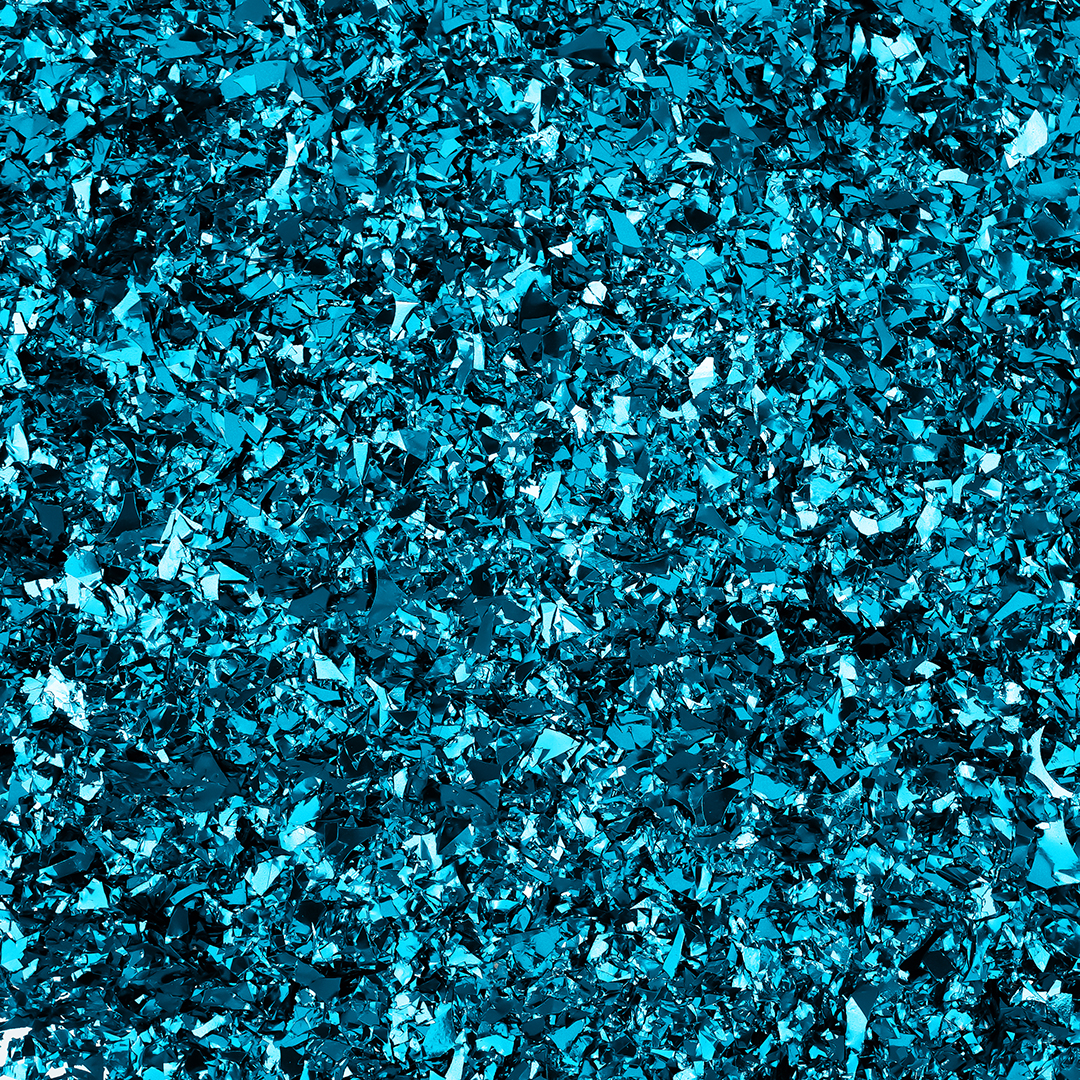 Конфетти фольга Блестки, Ярко-голубой, Металлик 20 гр., 6014742