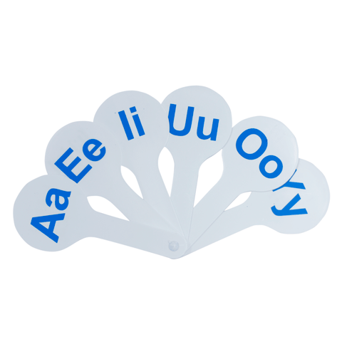 Веер букв Пчелка 'Касса - английские гласные' АГ-01