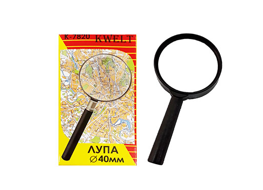 Лупа 'KWELT' диаметр 40 мм , кратность увелечения 5, К-04725