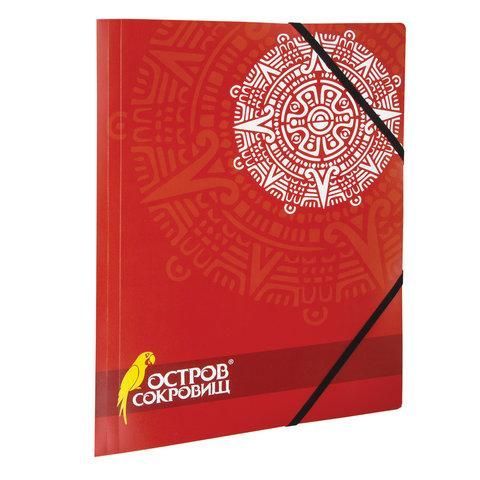 Папка на резинках , 'ОСТРОВ СОКРОВИЩ', А4 , до 300 листов , 500 мкм , цветная печать, 228052