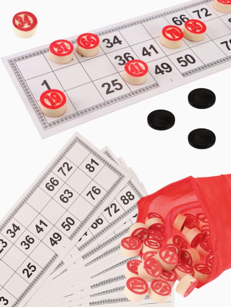 Лото деревянное (23х9.5х4.5 см) в пакете, AN02562