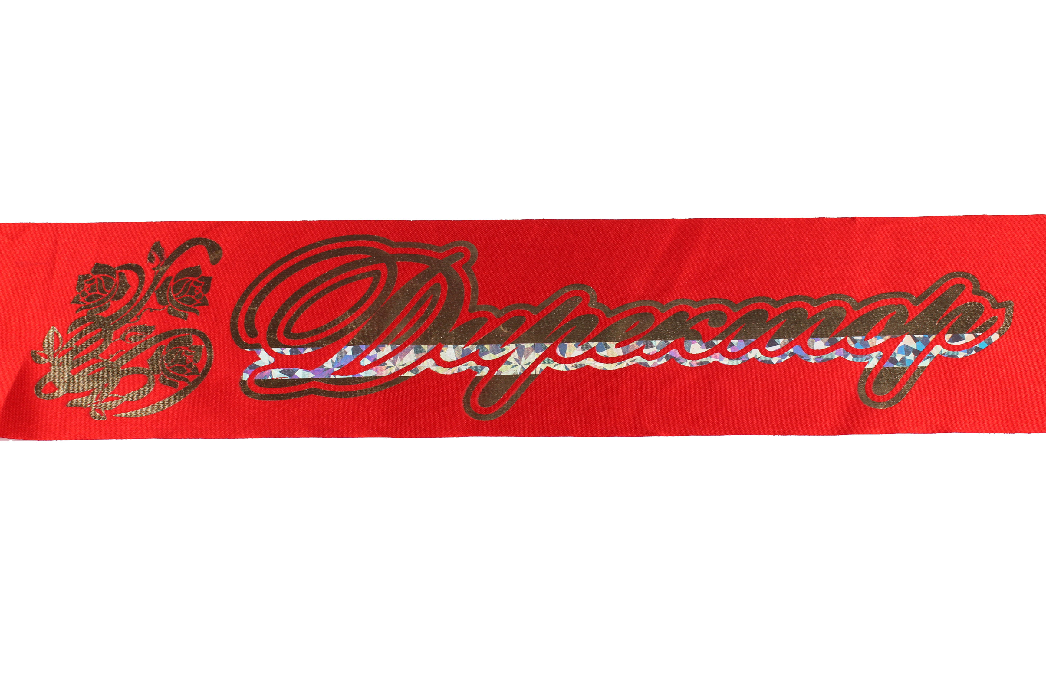 Лента атлас 'Директор' красная