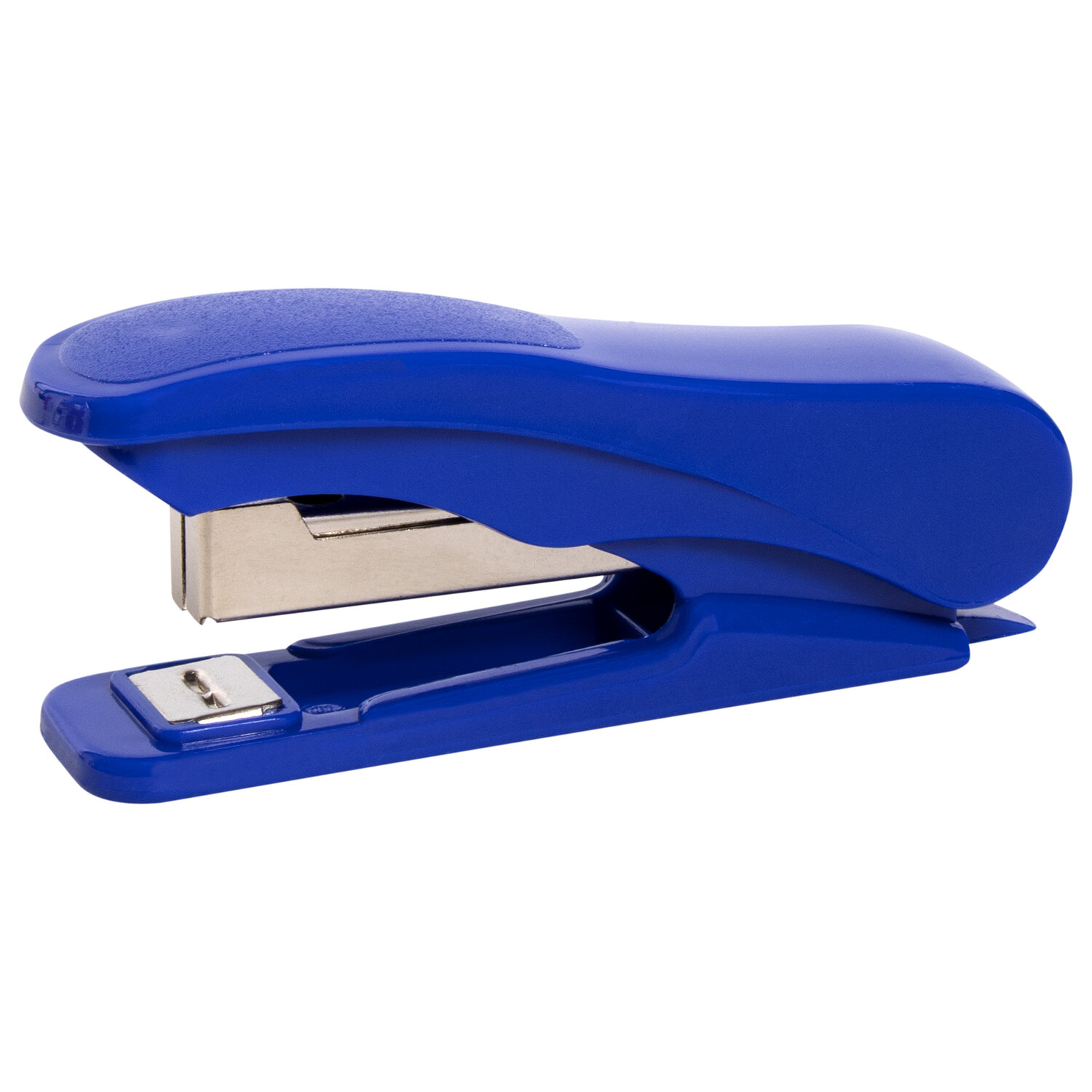 Степлер №10 , STAFF EVERYDAY , до 12 листов , с антистеплером , синий цвет, 228736