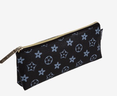 Пенал 'deVENTE. Monogram' 21x8x3,5 см, треугольный для 45 предметов, на молнии, 7026440