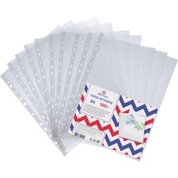 Папка-вкладыш 'Attomex' A4, 30 (25) мкм, (100 шт;уп), 3050916