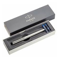 Ручка перьевая Parker 'Jotter Stainless Steel CT' 1,0 мм, подарочная упаковка, 2030946