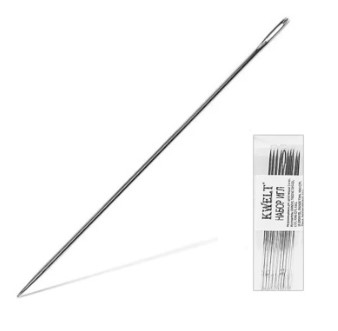 Иглы для прошивки документов, KWELT, 12,5 см, (12 шт;уп), К-10009