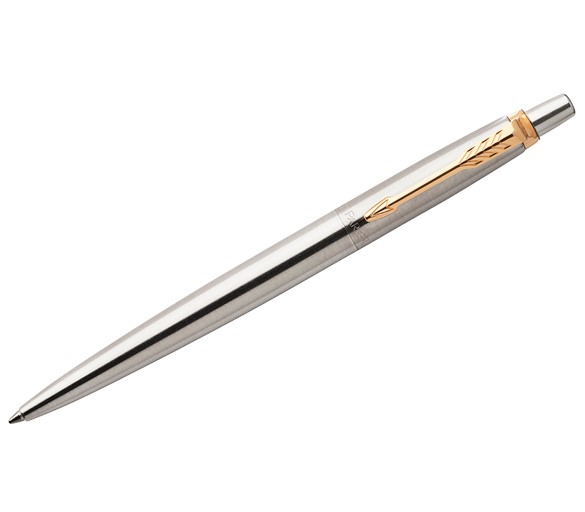 Ручка шариковая Parker 'Jotter Stainless Steel GT' синяя, 1,0 мм, подарочная упаковка, 1953182