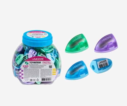 Точилка для карандашей deVENTE.Pastel, 1 отверстие, 4071406