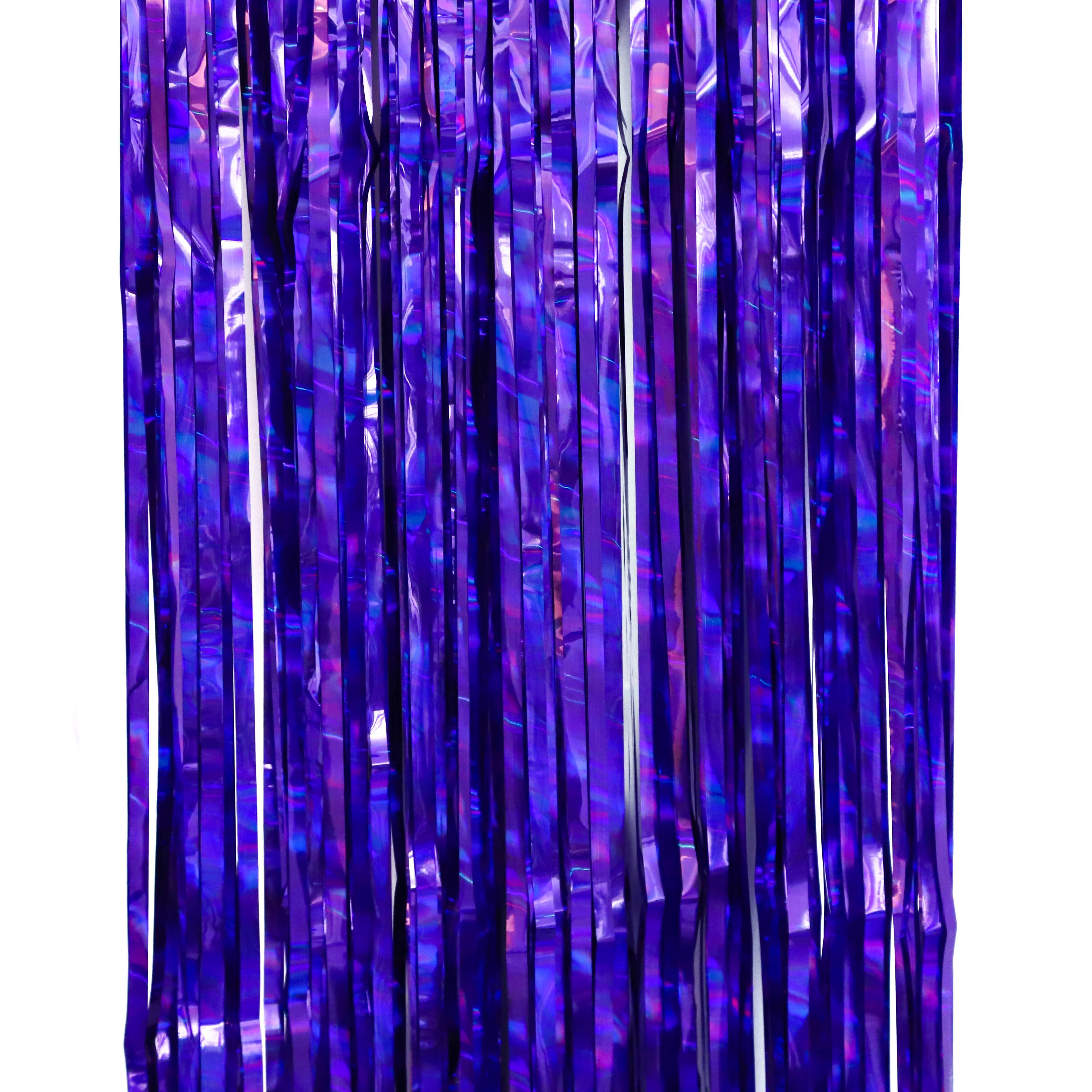 Занавес Дождик Электрик, Фиолетовый, 100х200 см, 1 шт., 6230885