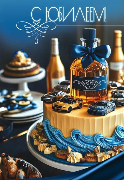 Открытка А5, 'С Днем Рождения', 50000138