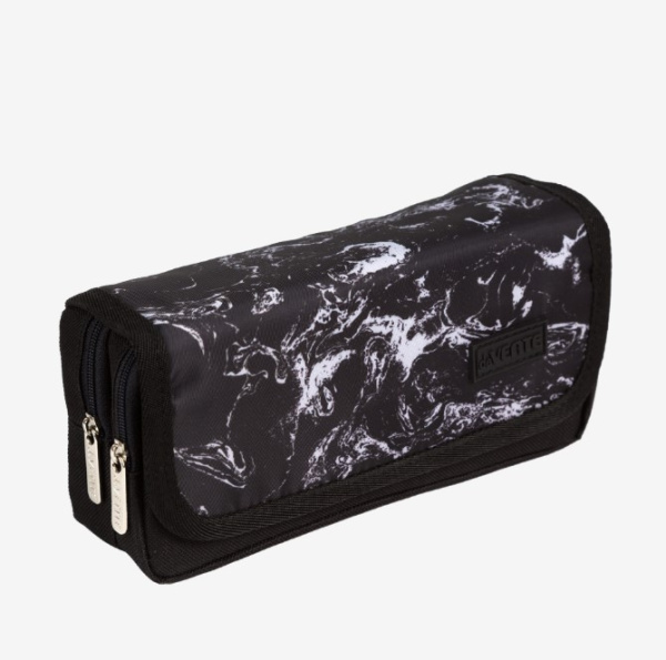 Пенал 'deVENTE. Limited Edition. Black Marble' 20,5x9,5x7 см, плотная ткань, 7020509