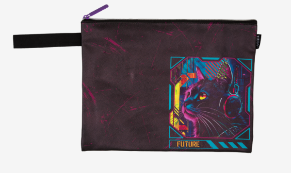 Папка для тетрадей 'deVENTE Label. Cyber Cat' A4 (34,5x25,5x1,5 см), 8053509