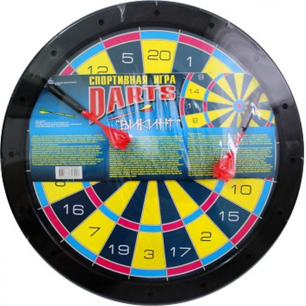 Игра Дартс круглый, 'Викинг', + 2 дротика, 00020